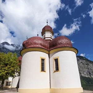 St. Bartholomae in Konigssee, Berchtesgaden National Park, Berchtesgadener Land district, Upper Bavaria, Bavaria, Germany