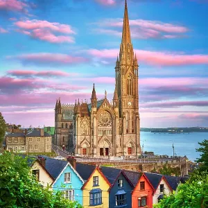 St. Colman's Cathedral at Sunset Vertical St. Colman's Cathedral at Sunset Vertical