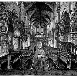 St Columbs Cathedral in Londonderry, Northern Ireland - 19th Century St Columbs Cathedral in Londonderry, Northern Ireland - 19th Century