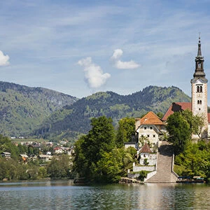 St. Marys church on Bled lake, Slovenia