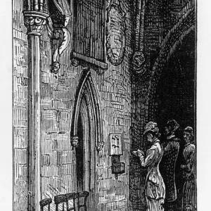 St. Patricks Cathedral in Dublin, Ireland Victorian Engraving, 1840 St. Patricks Cathedral in Dublin, Ireland Victorian Engraving, 1840