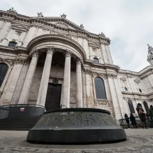 St Pauls Cathedral Memorial Print, The Blitz London 1939-1945 St Pauls Cathedral Memorial Print, The Blitz London 1939-1945