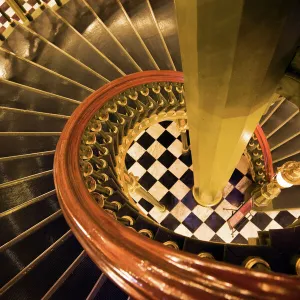 stairs, architecture, baton rouge, capitol building, day, government building, high angle view