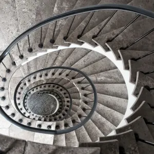 Spiral Stair Print, TAOEbingen Germany