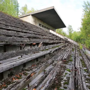 Abandoned Stadium Print, Pripyat City Abandoned Stadium Print, Pripyat City