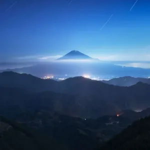 Mt Fuji Starry Night Print