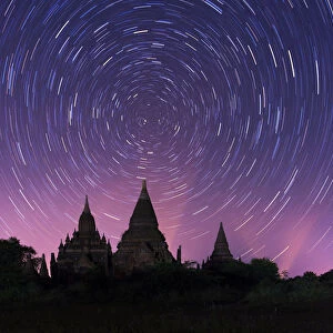 Star Trail in Bagan