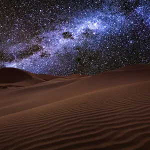 Starry Night Over Dunes Print Starry Night Over Dunes Print