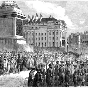 State funeral: the Duke of Wellington, London 1852 (engraved illustration) State funeral: the Duke of Wellington, London 1852 (engraved illustration)