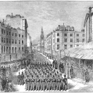 State funeral: the Duke of Wellington, London 1852 (engraved illustration) State funeral: the Duke of Wellington, London 1852 (engraved illustration)