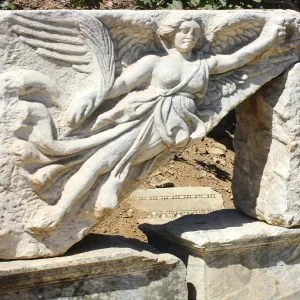 Ancient Greek Goddess Nike Stone Print Ancient Greek Goddess Nike Stone Print