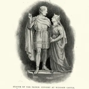 Print of Prince Albert and Queen Victoria in Medieval Costume Print of Prince Albert and Queen Victoria in Medieval Costume