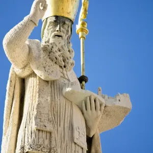 Statue of St. Blaise Print - Dubrovnik Cathedral Ornament Statue of St. Blaise Print - Dubrovnik Cathedral Ornament
