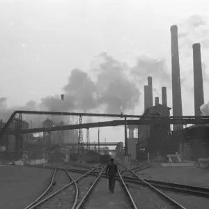 Steel Works Railtracks Print Steel Works Railtracks Print