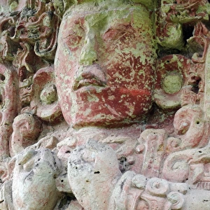 Stela C, Ancient Mayan Stone Statue, Copan