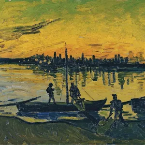 The Stevedores in Arles, 1888. Artist: Gogh, Vincent, van (1853-1890) The Stevedores in Arles, 1888. Artist: Gogh, Vincent, van (1853-1890)