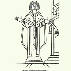 Stigand, Archbishop of Canterbury in Chasuble Print Stigand, Archbishop of Canterbury in Chasuble Print