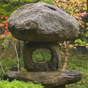 Stone Lantern Garden Print Stone Lantern Garden Print