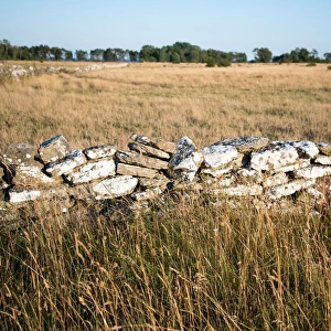 Stone wall on A-land