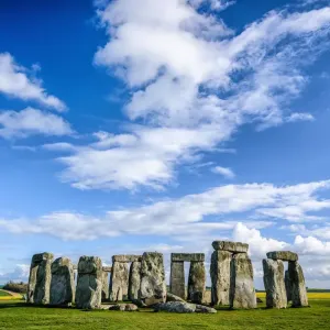 Stonehenge During Clear Winter Day Stonehenge During Clear Winter Day