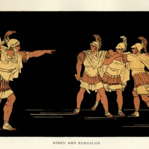 Nisus and Euryalus Print, 1879