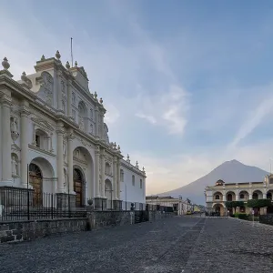 street in Antigua, Guatemala street in Antigua, Guatemala