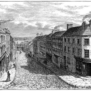 Street in Londonderry, Northern Ireland - 19th Century Street in Londonderry, Northern Ireland - 19th Century