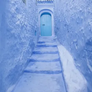 Chefchaouen Medina Blue Town Print Chefchaouen Medina Blue Town Print