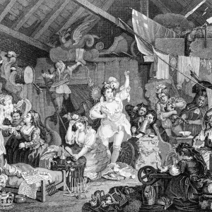 Strolling Players, by William Hogarth Strolling Players, by William Hogarth