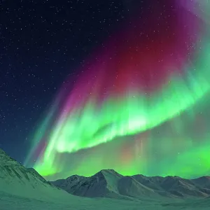 Strong Aurora Borealis - Alaska, USA Strong Aurora Borealis - Alaska, USA