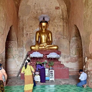 Su La Ma Ni Pahto terracotta Temple, Bagan, unesco ruins Myanmar. Asia