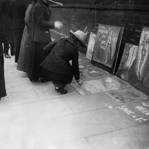 Suffragette Art Kensington, March 1913