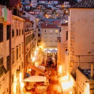 Dubrovnik Old Town Summer Evening Print Dubrovnik Old Town Summer Evening Print