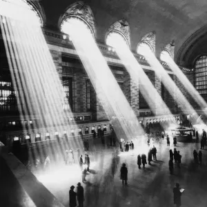 Sun Beams Into Grand Central Station