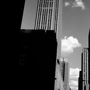 Sun and Shade Fall on Rockefeller Center Sun and Shade Fall on Rockefeller Center
