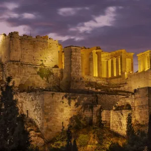 Sunrise at the Acropolis from Aeropagus Hill, Athens