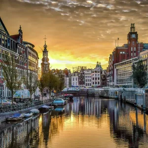 Sunrise in Amsterdam Sunrise in Amsterdam