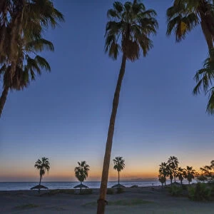 Sunrise on beach, Loreto, Baja California Sur, Mexico