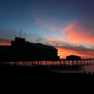 Sunrise over Bognor Regis Pier