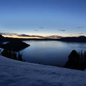 Sunrise at Crater Lake, Crater Lake National Park, Oregon, USA Sunrise at Crater Lake, Crater Lake National Park, Oregon, USA