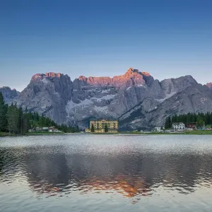 Misurina Lake Sunrise Print Misurina Lake Sunrise Print