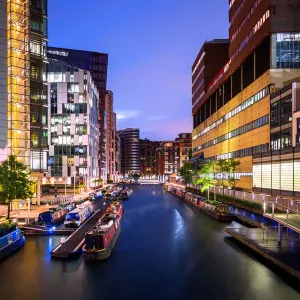 Paddington Basin Sunrise Print Paddington Basin Sunrise Print