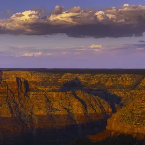 Sunrise on park formations, Grand Canyon National Park, Arizona, USA