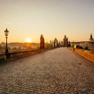 Charles Bridge Sunrise Print Charles Bridge Sunrise Print