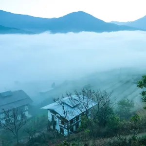 Sunrise in Punakha, Bhutan