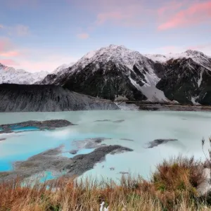 Mt. Cook and Mueller Glacier Print Mt. Cook and Mueller Glacier Print