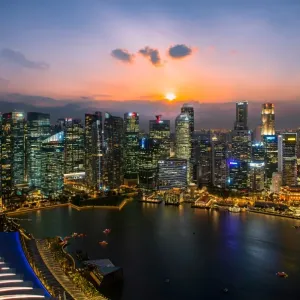 Sunset Downtown singapore Sunset Downtown singapore