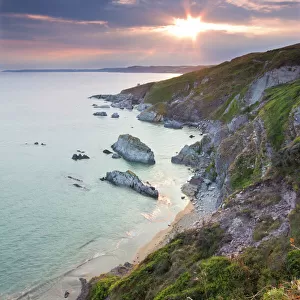 UK Travel Destinations Framed Print Collection: Cornish Riviera Views