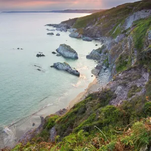 UK Travel Destinations Framed Print Collection: Cornish Riviera Views