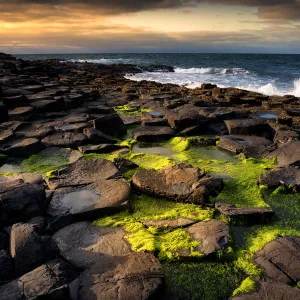 Sunset at The Giants Causeway